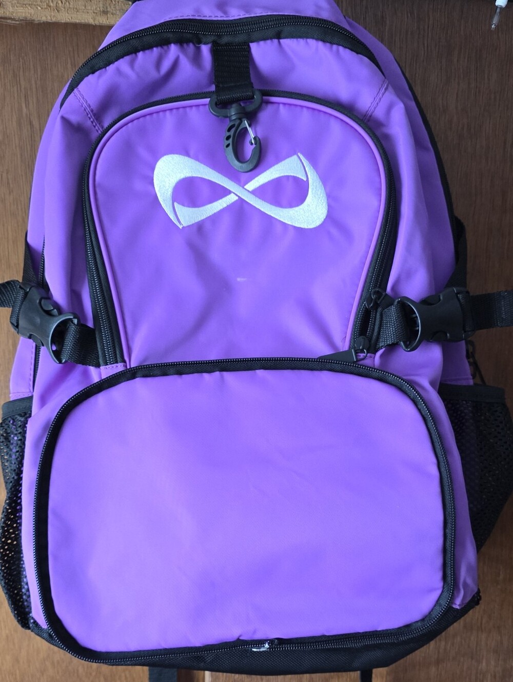 Purple Kids Backpack with Infinity Logo - Youth School Bag